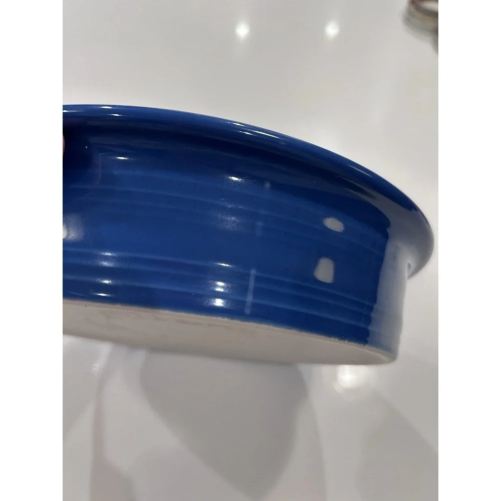 Fiesta® Fiestaware HLC Small Casserole Tortilla Warmer Blue Lapis 10